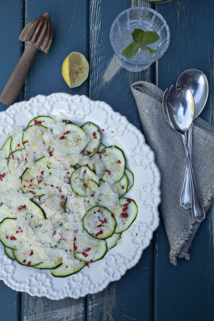 Fresh Courgette Salad with Lemon & Parmesan