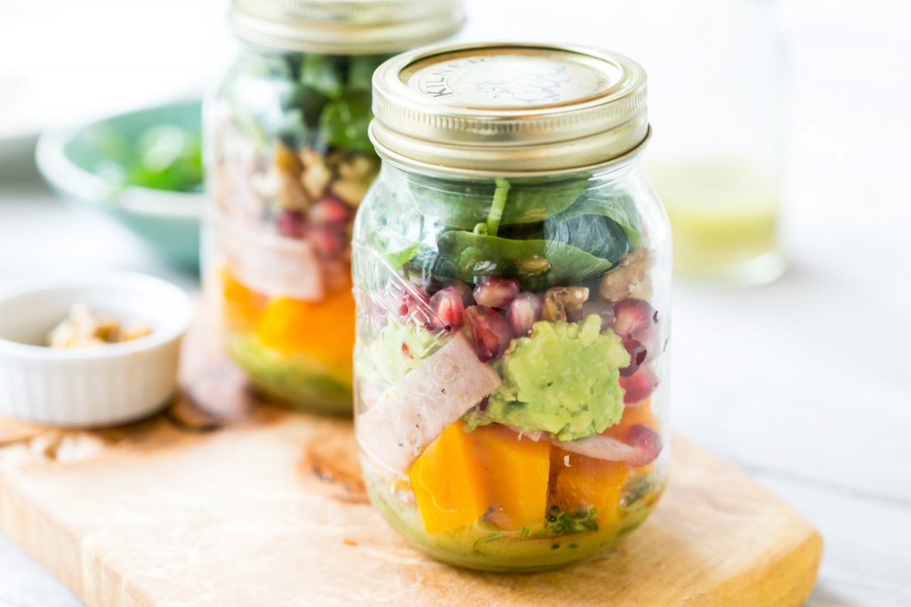 Ballyfree Turkey Rasher Salad Jar ILoveCooking