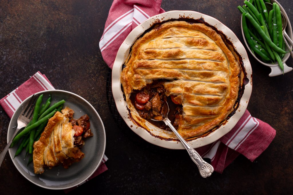 Beef & Mushroom Pie ILoveCooking