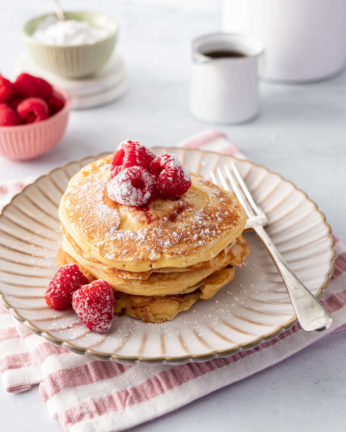 Rice Raspberry Pancakes Raspberry Ricotta Pancakes | ILoveCooking
